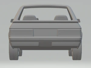 dodge charger l body 3D Print Model