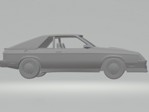 dodge charger l body 3D Print Model