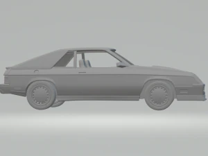 dodge charger l body 3D Print Model
