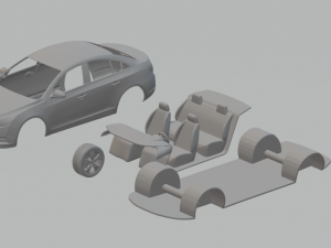 chevrolet cruze sedan 11 3D Print Model