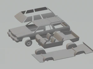 mercury marquis wagon 81 3D Принт Модель