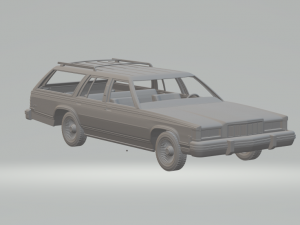 mercury marquis wagon 81 3D-Druckmodell