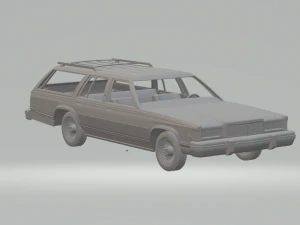 mercury marquis wagon 81 3D Print Model