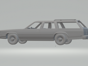 mercury marquis wagon 81 3D-Druckmodell