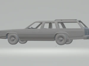 mercury marquis wagon 81 3D Print Model