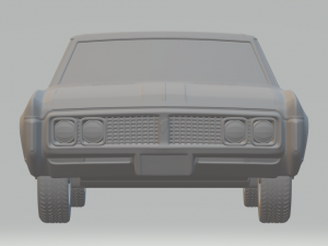 buick electra mk3 custom sport coupe 69 3D प्रिंट मॉडल