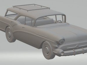 buick century caballero wagon 57 3D Baskı Modeli