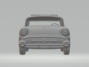 buick century caballero wagon 57 3D Baskı Modeli