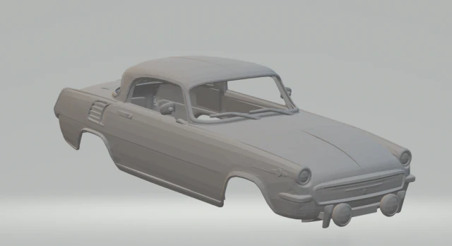 skoda coupe 3D Print Model .c4d .max .obj .3ds .fbx .stl .blend