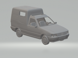 Fiat fiorino van Modelo de Impressão 3D