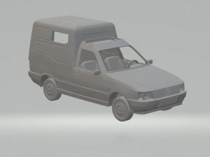 Fiat fiorino van 3D Print Model