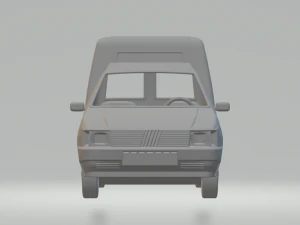 Fiat fiorino van 3D Print Model