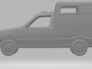 Fiat fiorino van Modelo de Impressão 3D