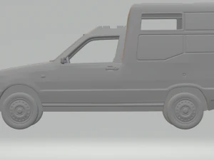 Fiat fiorino van 3D Print Model