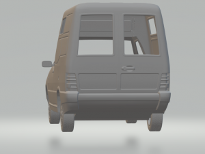 Fiat fiorino van Modelo de Impressão 3D