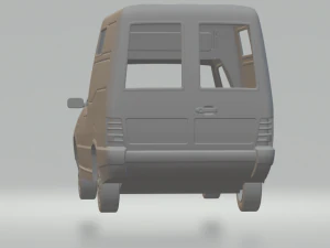 Fiat fiorino van 3D Print Model