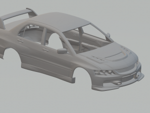 Mitsubishi lancer evo 9 Modello di stampa 3D