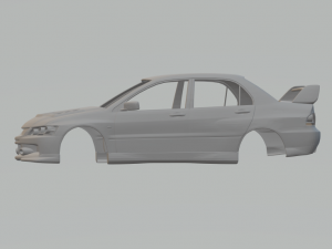 Mitsubishi lancer evo 9 3D Print Model