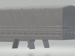 military truck body 3D-printmodel