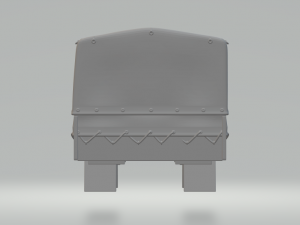 military truck body 3D printmodel