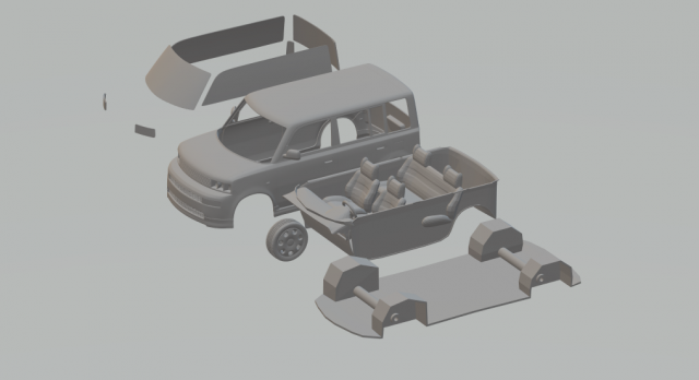 scion xb 03 Modello di stampa 3D .c4d .max .obj .3ds .fbx .stl .blend 