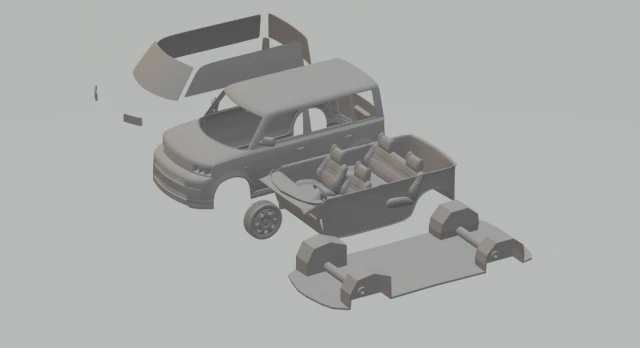 scion xb 03 3D Print Model .c4d .max .obj .3ds .fbx .stl .blend 