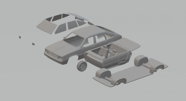 chevrolet citation 3D Print Model .c4d .max .obj .3ds .fbx .stl .blend 
