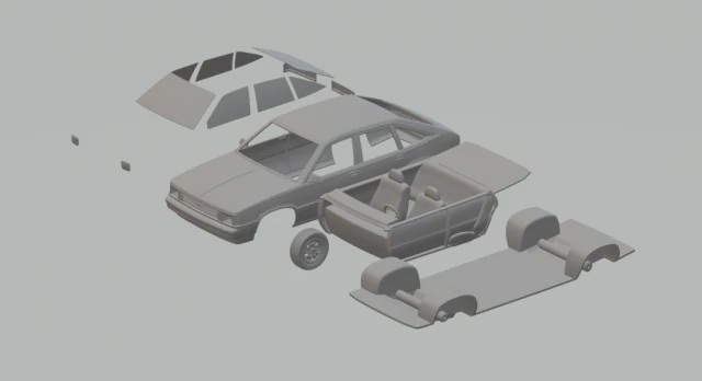 chevrolet citation 3D Print Model .c4d .max .obj .3ds .fbx .stl .blend 