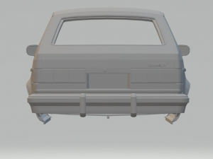 chevrolet chevette usa 80 3D प्रिंट मॉडल