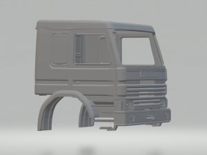 scania p93 cabin 3D Print Model