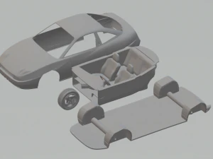 fiat coup&eacute; 98 Modello di stampa 3D