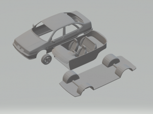 fiat tempra Modèles 3D en vedette