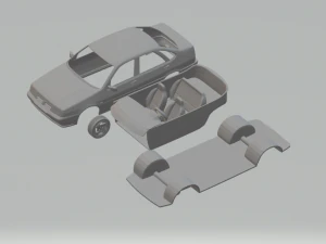 fiat tempra 3D Print Model