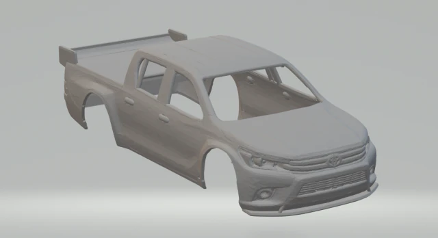 tc pick up toyota hilux 3D Print Model .c4d .max .obj .3ds .fbx .stl .blend 