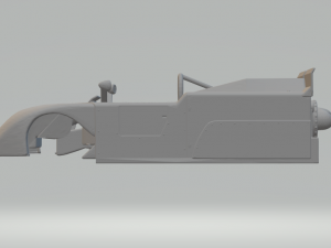 chaparral 2j 70 3D Print Model