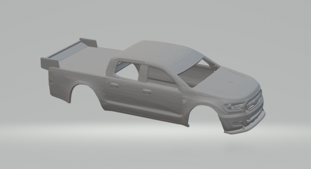 tc pick up ranger 3D-Druckmodell .c4d .max .obj .3ds .fbx .stl .blend 
