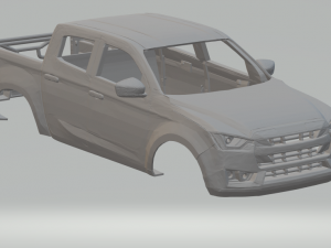 isuzu d-max race custom Modèles 3D en vedette