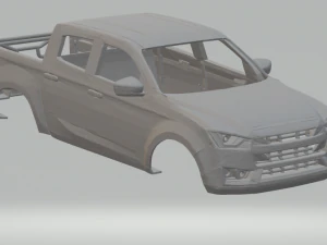 isuzu d-max course personnalis&eacute; Modèles 3D en vedette