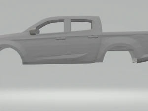isuzu d-max race custom 3D Print Model