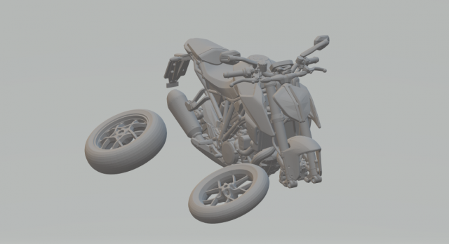 ktm 1290 super duke r 2019 Modelo de Impressão 3D .c4d .max .obj .3ds .fbx .stl .blend 