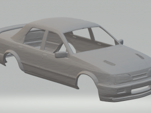 sierra cosworth sedan 3D Print Model