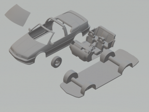 1990 chevrolet beretta Model Cetak 3D
