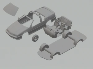 Chevrolet Beretta 1990 року випуску 3D Принт Модель