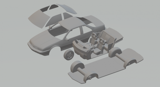 chevrolet beretta 88 gt coupe 3D प्रिंट मॉडल .c4d .max .obj .3ds .fbx .stl .blend 