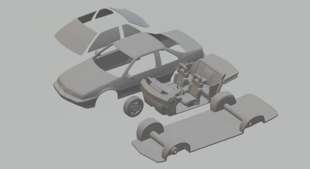chevrolet beretta 88 gt coupe 3D Print Model .c4d .max .obj .3ds .fbx .stl .blend