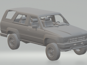 toyota 4runner 1986 3Dプリントモデル
