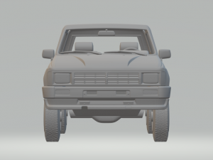 toyota 4runner 1986 3Dプリントモデル
