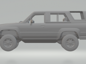 toyota 4runner 1986 3Dプリントモデル