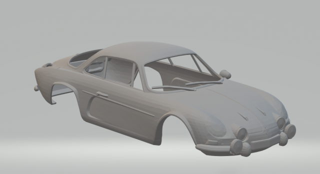 renault alpine a110 Modèles 3D en vedette .c4d .max .obj .3ds .fbx .stl .blend 