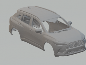 toyota corolla cross 3D 프린트 모델